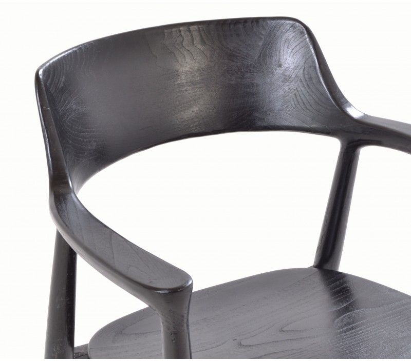 Product photograph of Shoreditch Black Dining Armchair from Choice Furniture Superstore.